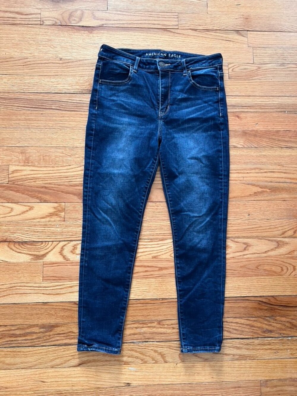 American Eagle Hi-Rise Jegging Jeans Women’s Size 12 Short Dark Wash Skinny